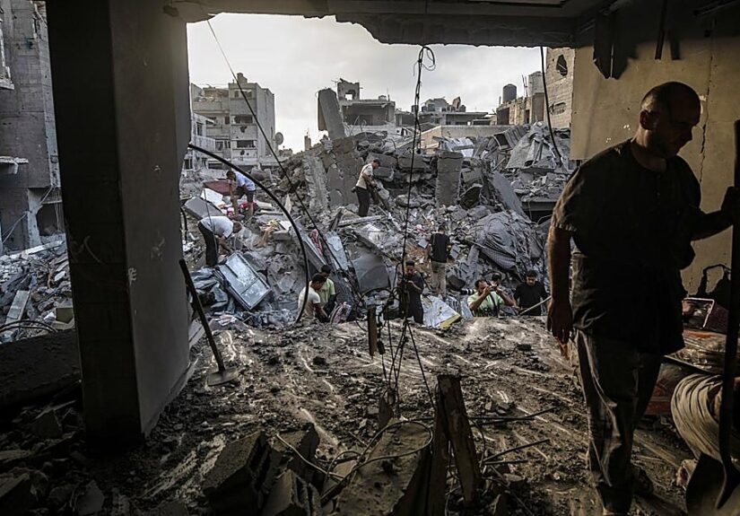 Gaza cumple un año de alto el fuego entre bombas y escombros