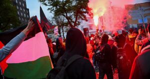 Grupos violentos también «secuestran» las manifestaciones estudiantiles en Alemania