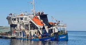 Hundido un barco en el mar Negro de Bulgaria por un ataque de drones