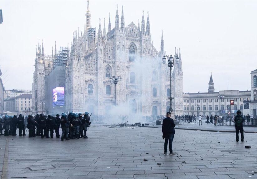 Italia desplegará 500 militares en Milán tras los disturbios del fin de semana