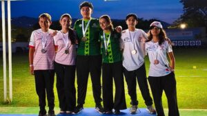 Los arqueros de Norte ganaron en mixtos la presea de plata en el Interligas de Medellín