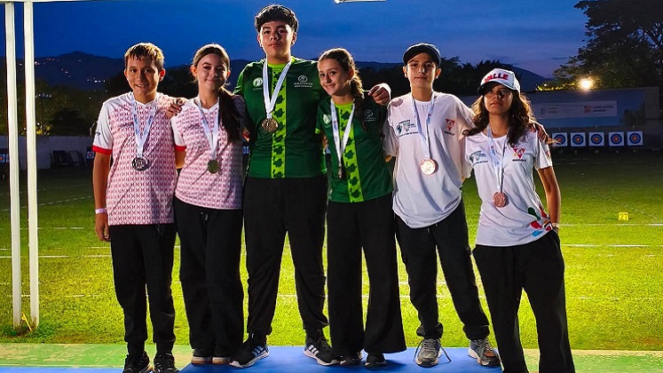 Los arqueros de Norte ganaron en mixtos la presea de plata en el Interligas de Medellín