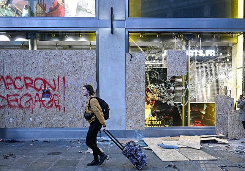 Los comerciantes de París se blindan ante el temor a nuevos disturbios este fin de semana