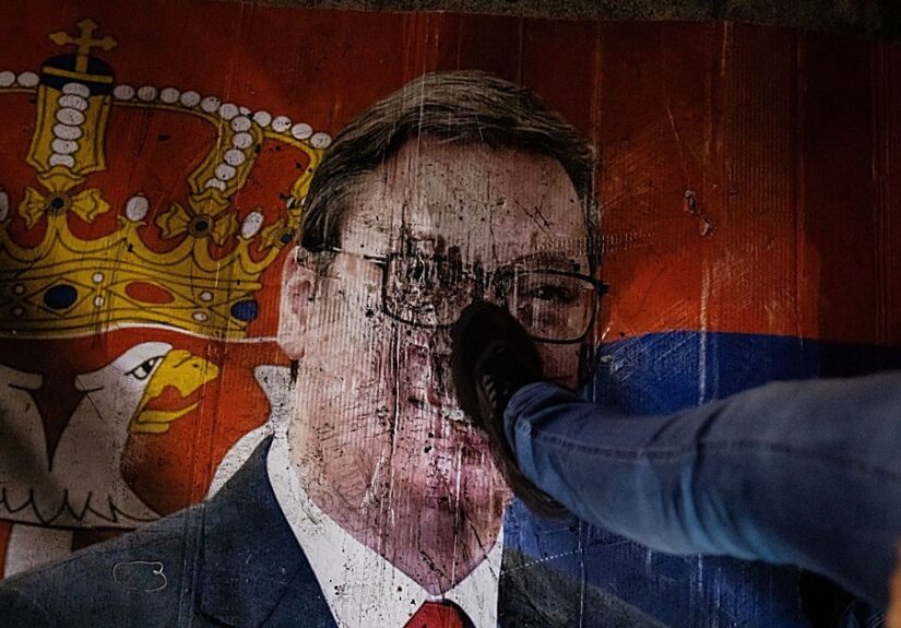 Los estudiantes serbios priorizan la destrucción del régimen de Vucic a la orientación proeuropea