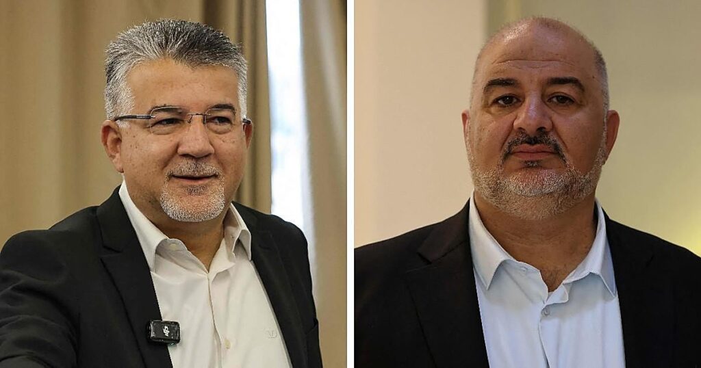 Mansour Abbas y Yousef Jabareen, los dos palestinos que tienen la llave del Gobierno en Israel