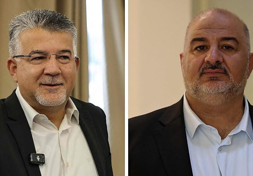 Mansour Abbas y Yousef Jabareen, los dos palestinos que tienen la llave del Gobierno en Israel