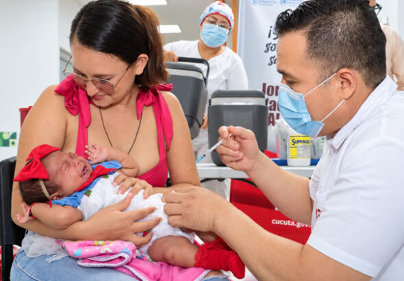 Más de 40 puntos de vacunación están disponibles para la comunidad cucuteña