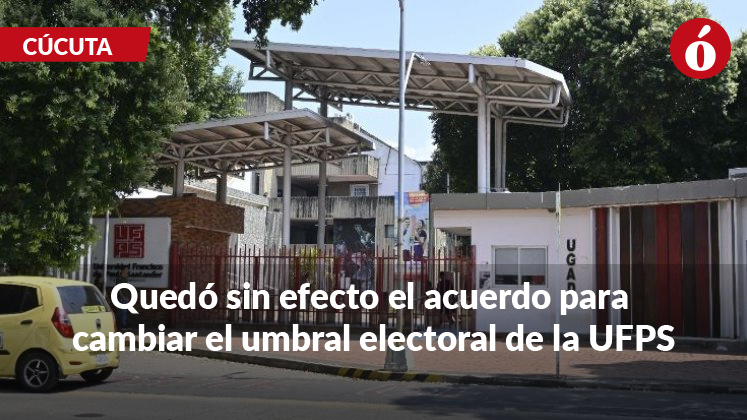 No prosperó cambio en las reglas electorales de la UFPS