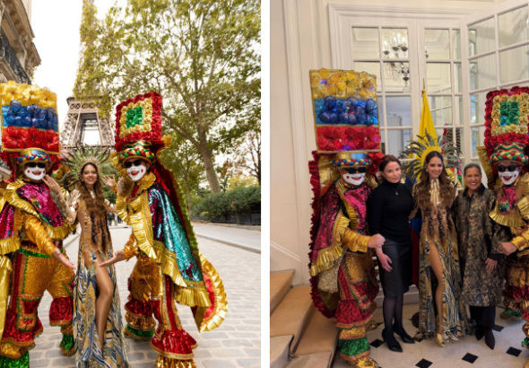 Reina del Carnaval de Barranquilla llevó sus tradiciones hasta la Unesco en París