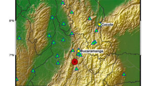 Temblor de magnitud 5,0 se sintió en Cúcuta y varias zonas de Colombia