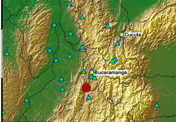Temblor de magnitud 5,0 se sintió en Cúcuta y varias zonas de Colombia