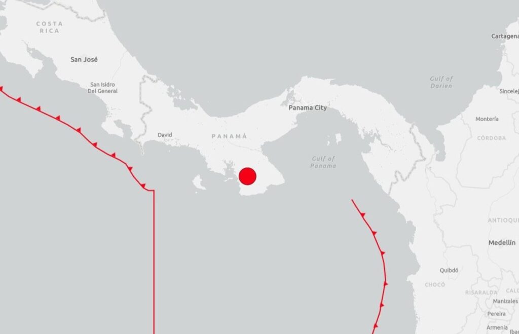 Un potente terremoto de magnitud 7,6 sacude el centro-sur de Panamá