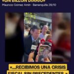 Crisis fiscal y «corte de cuentas»: Las graves denuncias de Mauricio Gómez Amín en Barranquilla