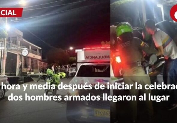 inauguración de un local fue interrumpida a disparos en Cúcuta