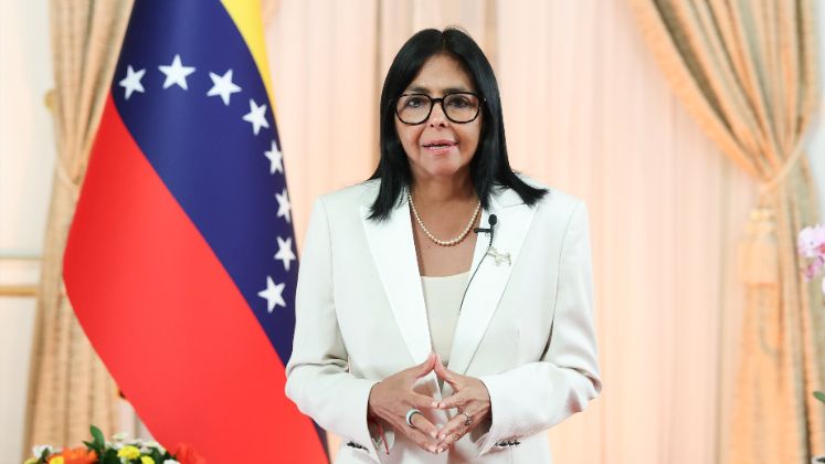 ¿Elecciones con acompañamiento internacional? La promesa de Delcy Rodríguez para Venezuela